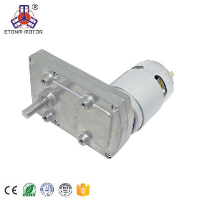 dc motor with gearbox high torque with steel metal gears 12v 24v