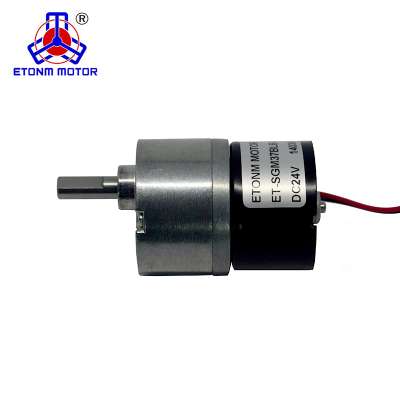 low noise brushless motor 37mm diameter 12v 24v