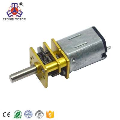 micro gear motor 12mm diameter 12v