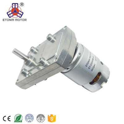 dual shaft 24v dc gear motor high torque electric motor for meter