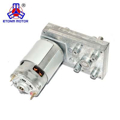 ET-CGM95A Small Durable flat gearbox 12VDC 24V DC Spur Gear motor for wheelchair